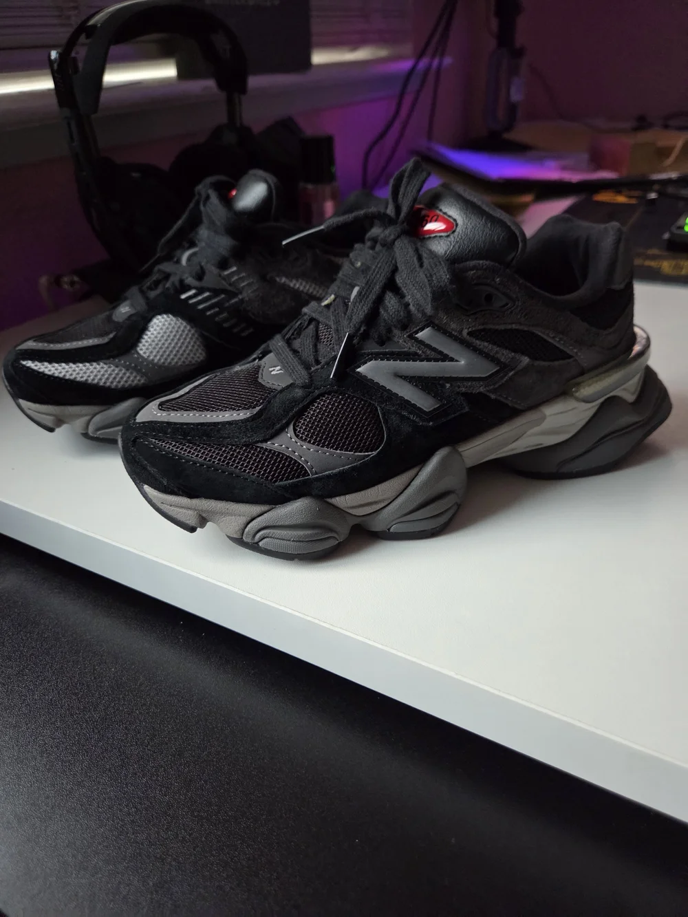 New Balance 960 Black/Castlerock Running Sneakers